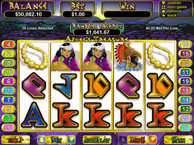 aztecs treasure slots rtg